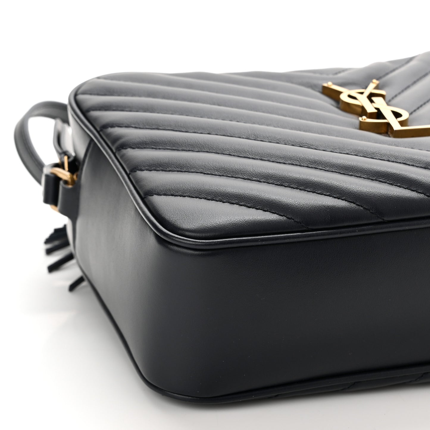 Calfskin Matelasse Monogram Lou Camera Bag Deep Marine