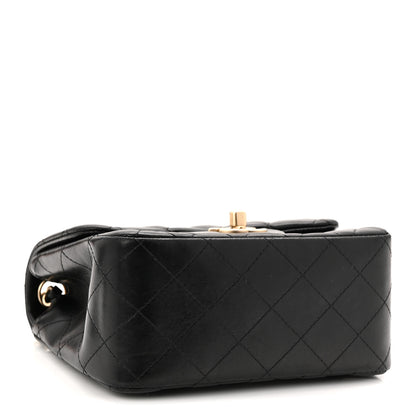 Chanel Lambskin Quilted Mini Square Flap Black 4 of 10
