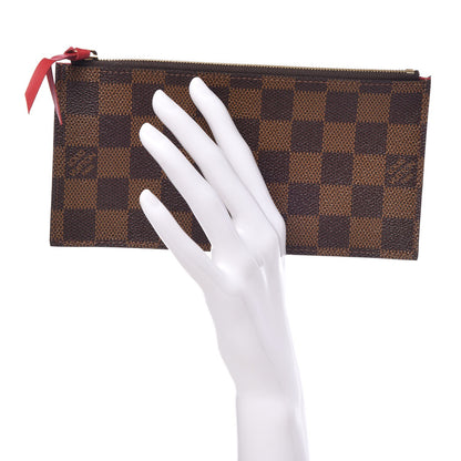 Louis Vuitton Damier Ebene Felicie Chain Wallet Zippered Insert 2 of 7