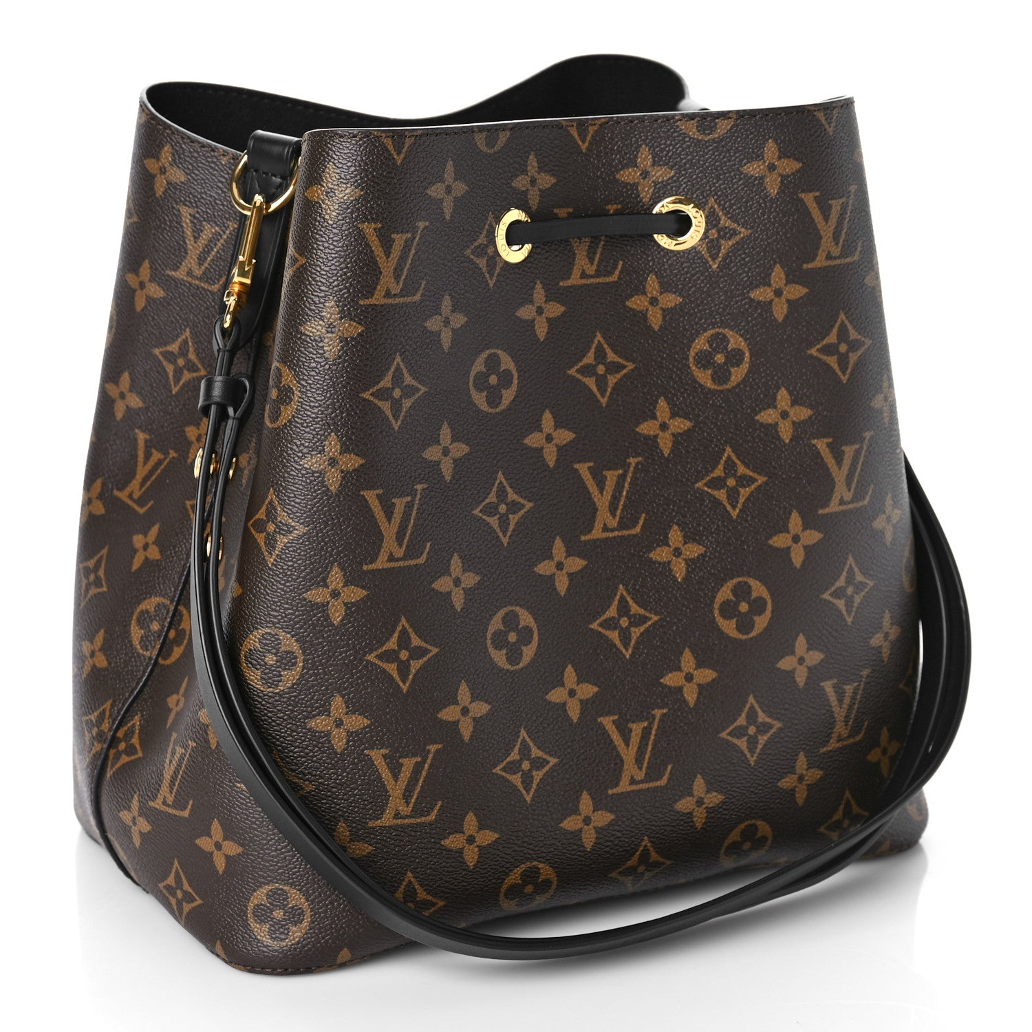 Louis Vuitton Monogram Neonoe MM Black 3 of 8