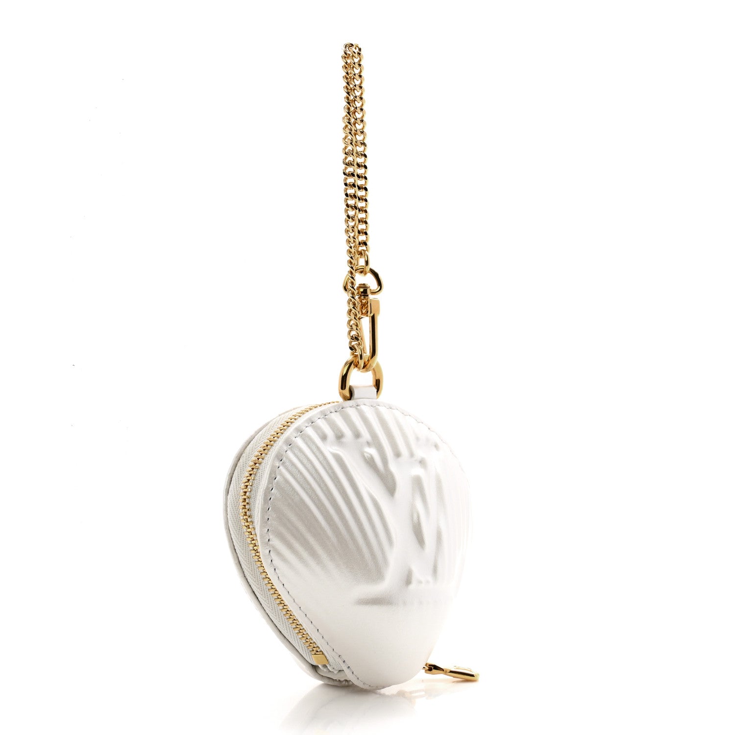 Louis Vuitton Cowhide By The Pool Shell Coin Purse White 3 of 6