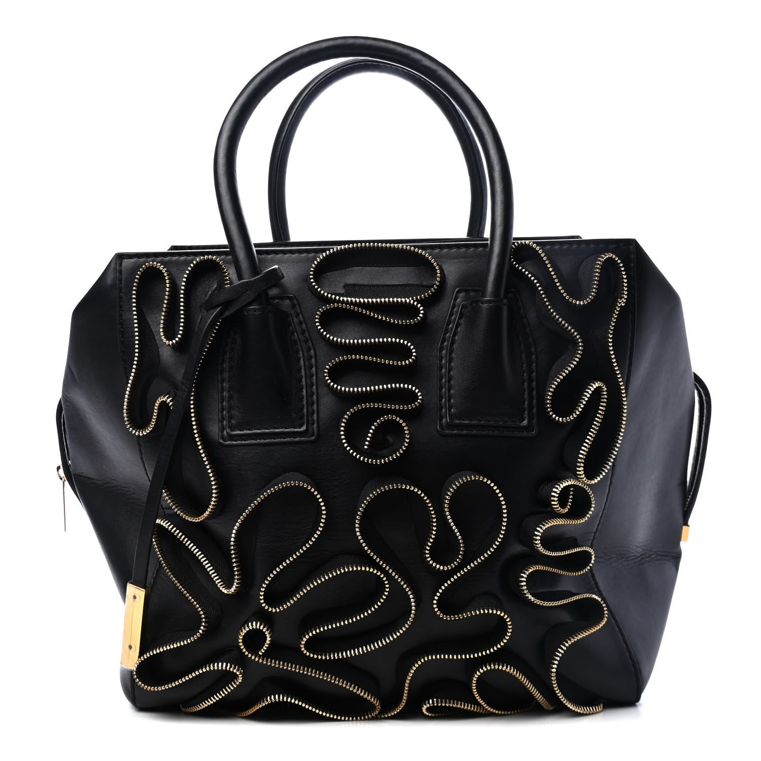 Stella McCartney Eco Alter Nappa Cavendish Zipper Tote Black 1 of 4