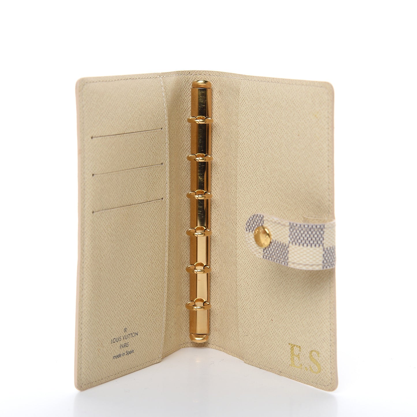 Damier Azur Small Ring Agenda Cover