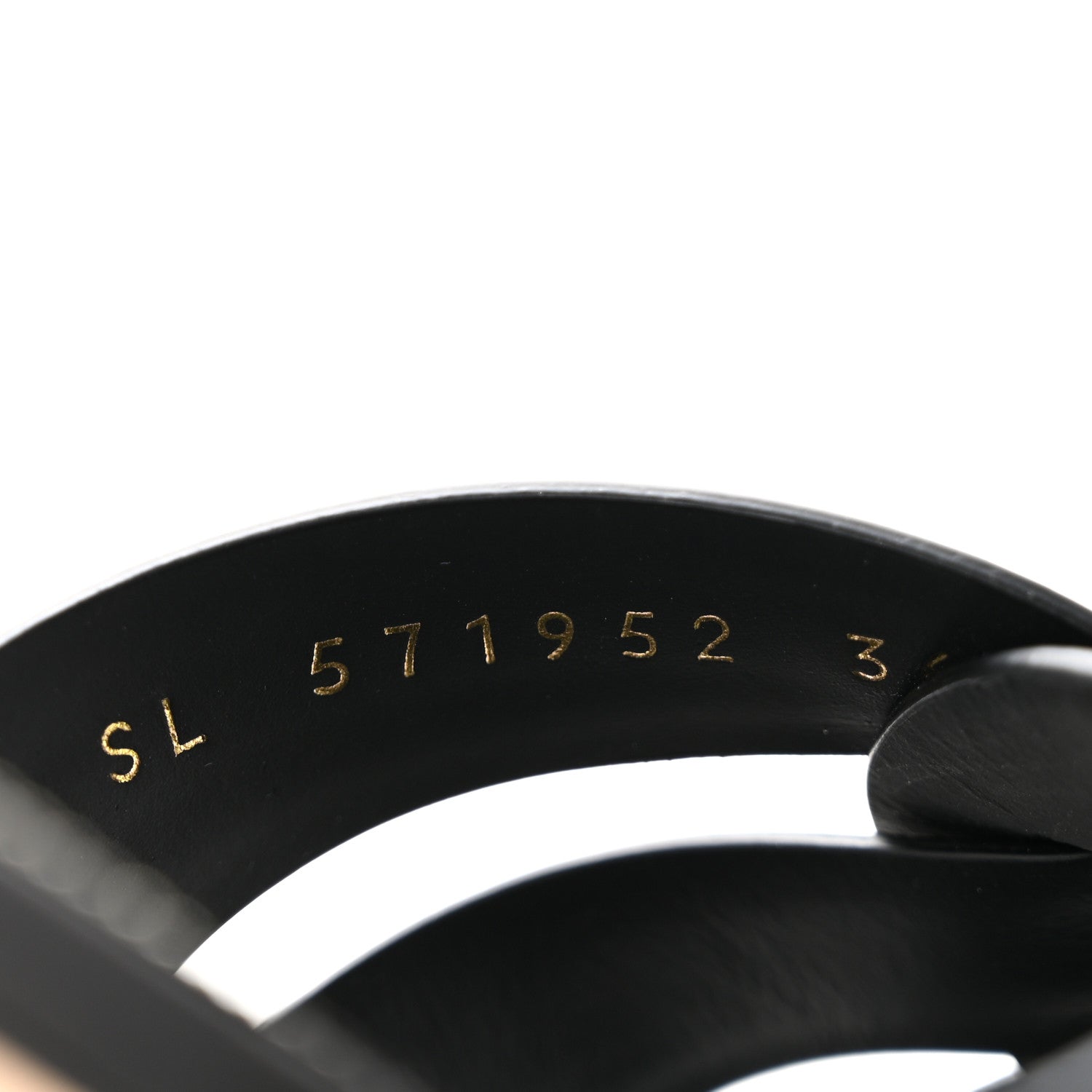 Saint Laurent Calfskin Tribute 05 Slide Sandals 36.5 Black 9 of 11