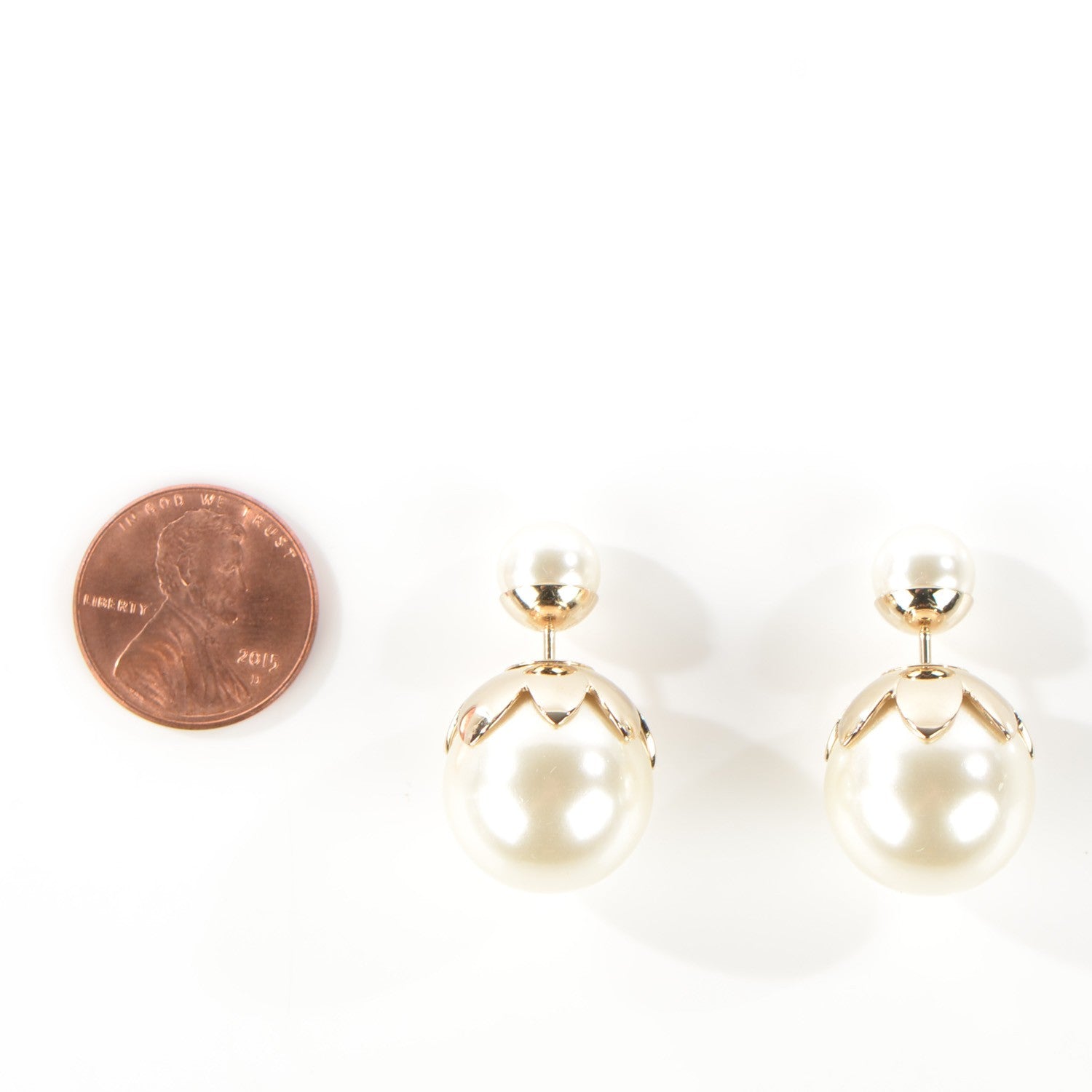 Christian Dior Pearl Mise En Dior Tribal Earrings 2 of 5