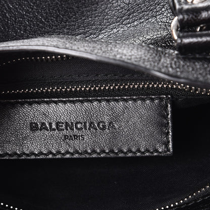 Balenciaga Chevre Silver Metallic Edge Hardware Mini City Black 7 of 8