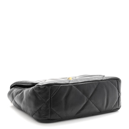Chanel Lambskin Quilted Medium Chanel 19 Flap Black 4 of 9