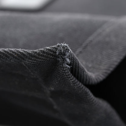 Saint Laurent Linen Calfskin Rive Gauche Tote Black 16 of 17