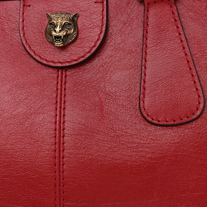 Gucci Calfskin Large Re(Belle) Top Handle Bag Red 9 of 10