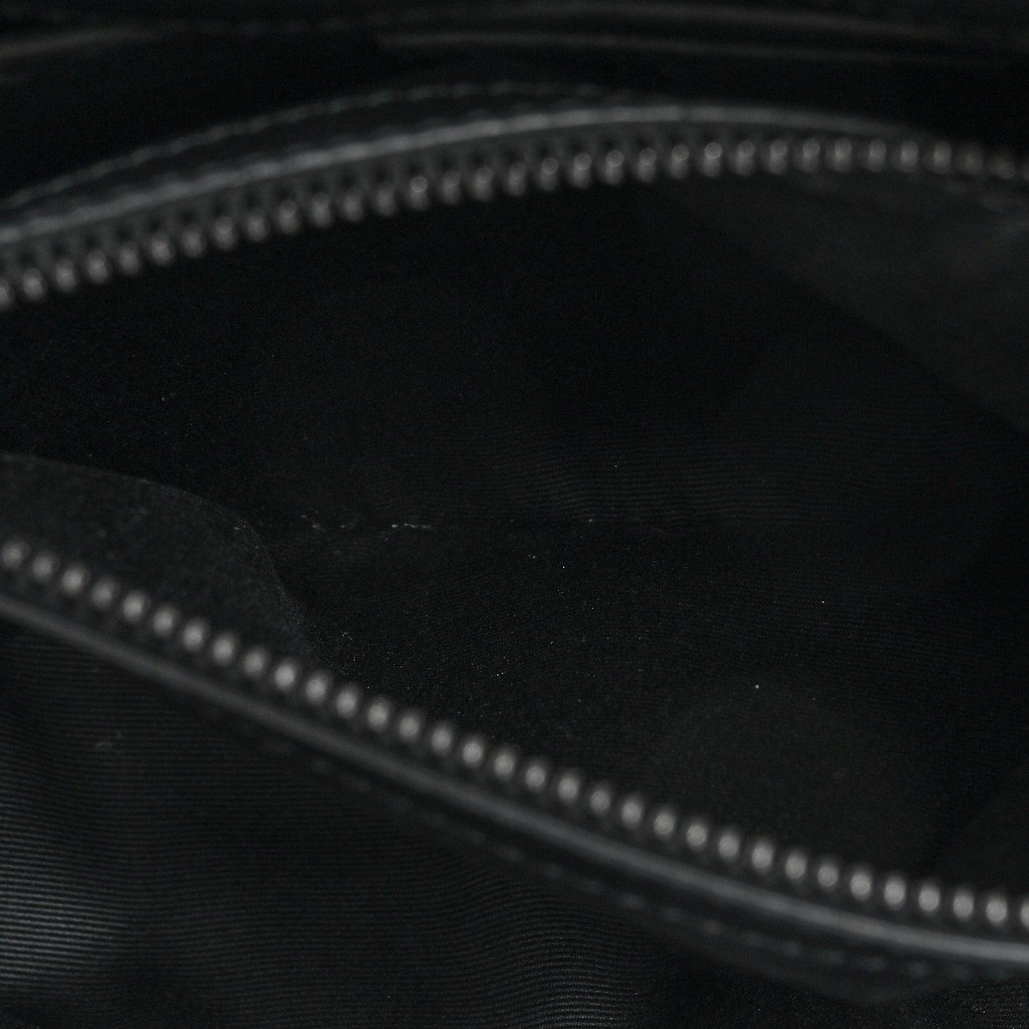 Calfskin Y Quilted Monogram Monochrome Small Loulou Chain Satchel Black