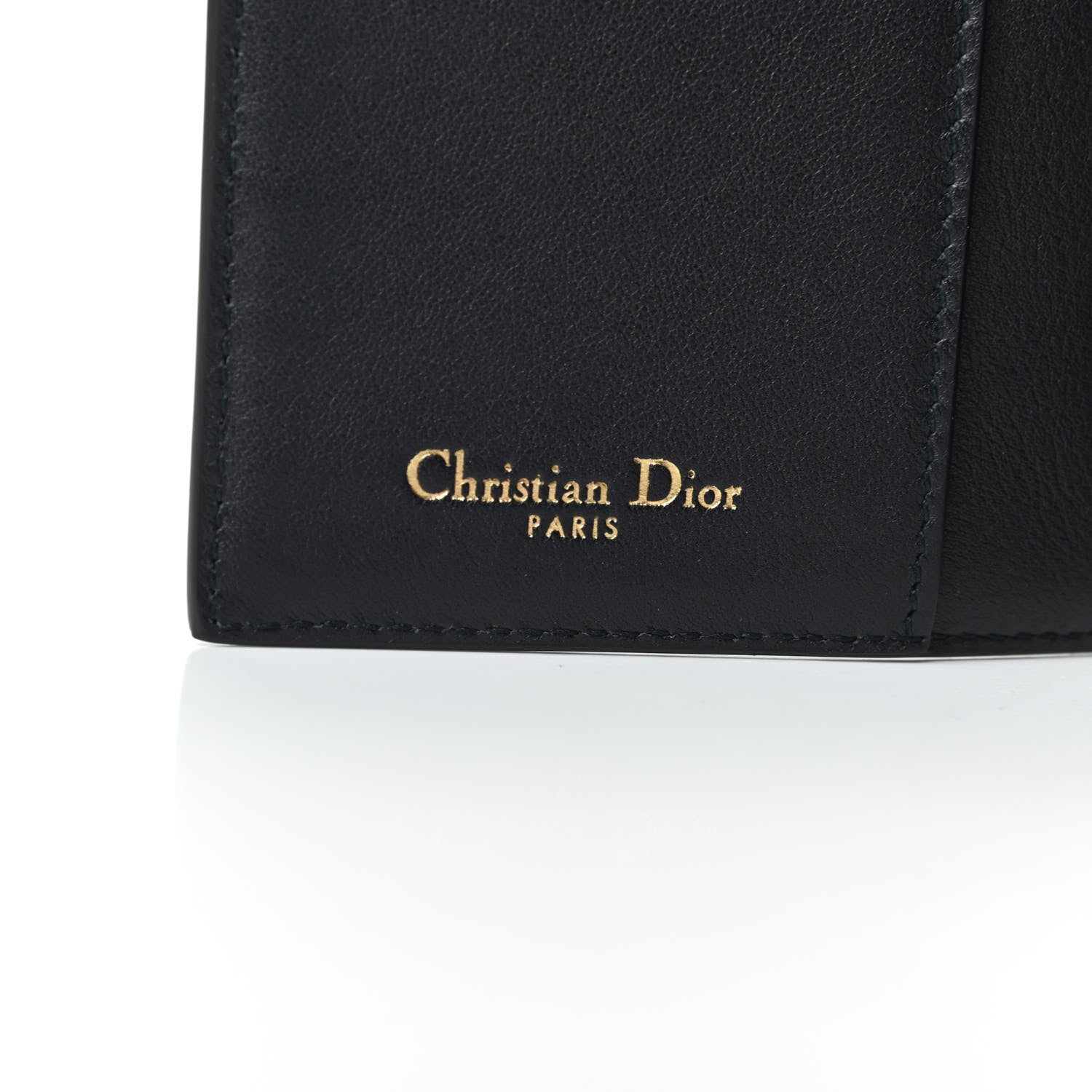 Christian Dior Calfskin Oblique Passport Holder Blue 5 of 5