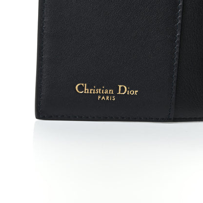 Christian Dior Calfskin Oblique Passport Holder Blue 5 of 5