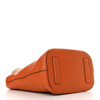 Gucci Soft Grained Calfskin Small Jackie Bucket Bag Orange 5 of 15