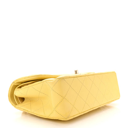 Chanel Caviar Quilted Small Double Flap Yellow 4 of 10
