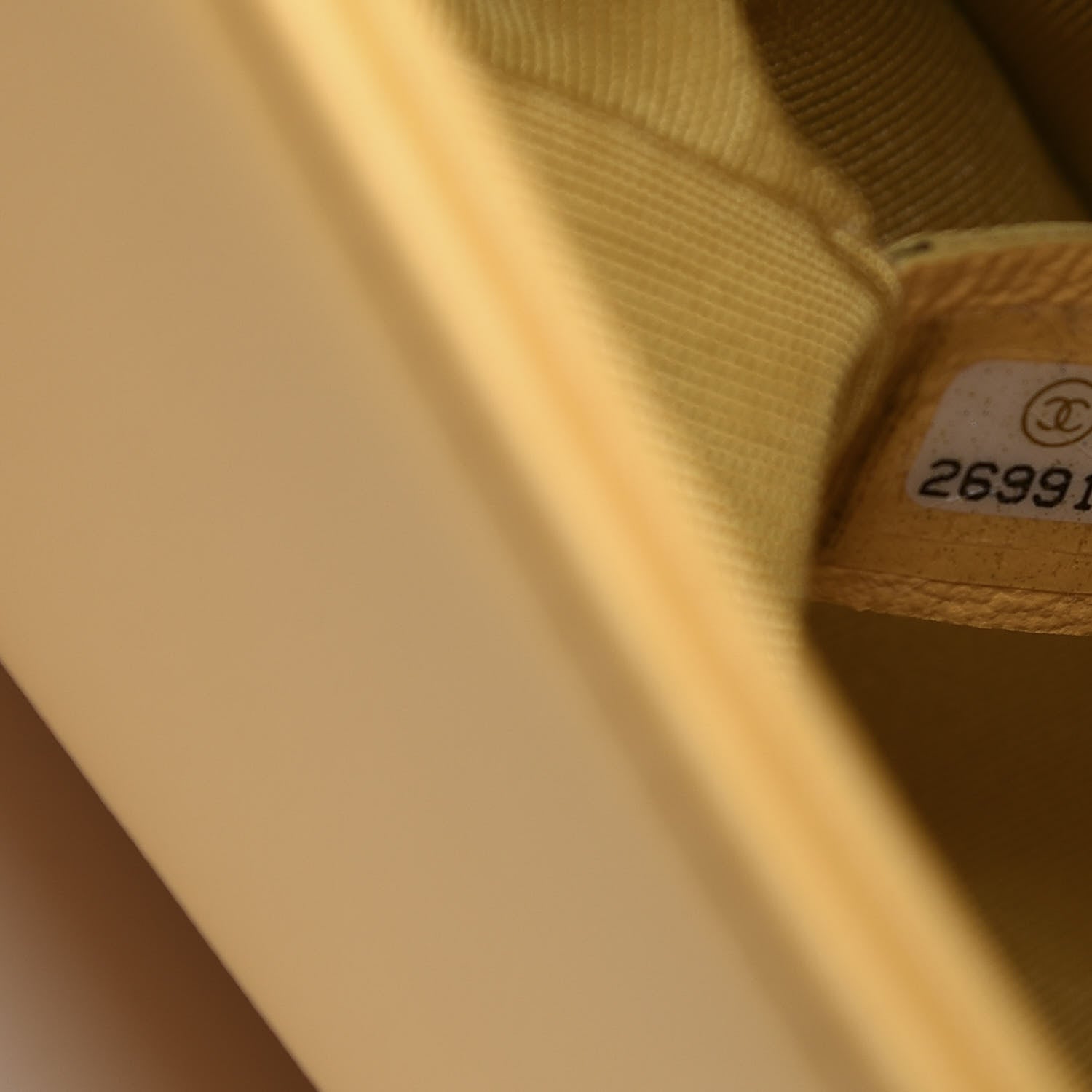 Chanel Calfskin Quilted Medium Boy Flap Yellow 8 of 9
