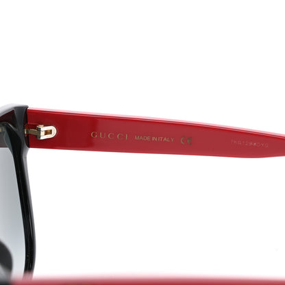 Gucci Cat Eye GG Sunglasses GG0097S Black Red 5 of 8