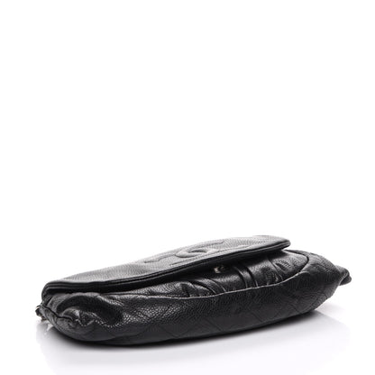 Chanel Caviar Half Moon Wallet On Chain WOC Black 4 of 8
