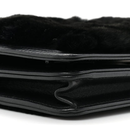 Chanel Orylag Lambskin Boy Wallet On Chain WOC Black 10 of 13