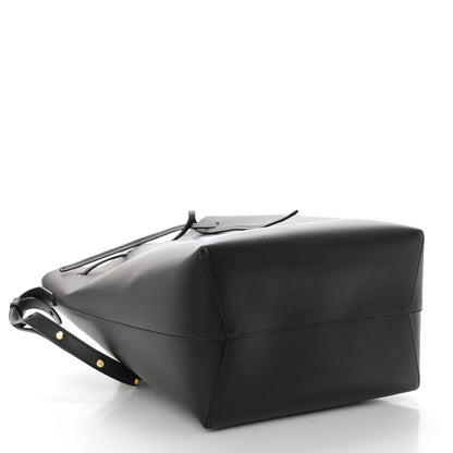 Mansur Gavriel Vegetable Tanned Calfskin Bucket Bag Black Flamma 5 of 10