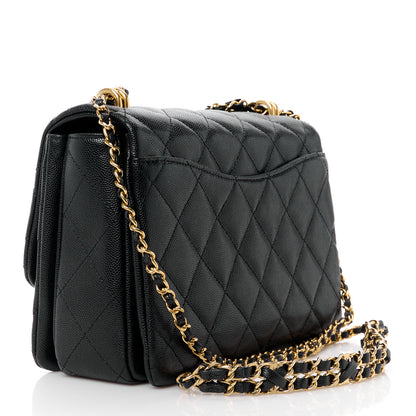 Chanel Caviar Quilted Coco First Flap Black 3 of 11