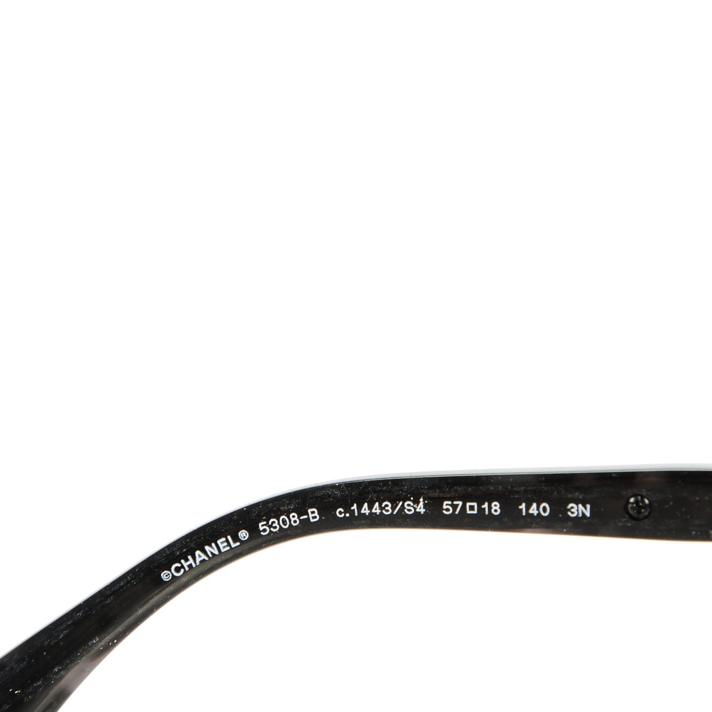 Crystal Baguette Polarized Square Sunglasses 5308-B Black