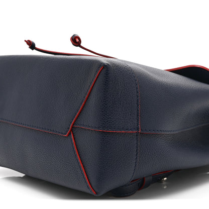Louis Vuitton Soft Calfskin Lockme Backpack Marine Rouge 10 of 10
