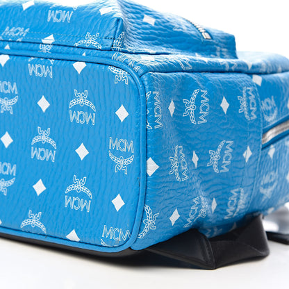 MCM Visetos Small Stark Backpack Blue 8 of 9