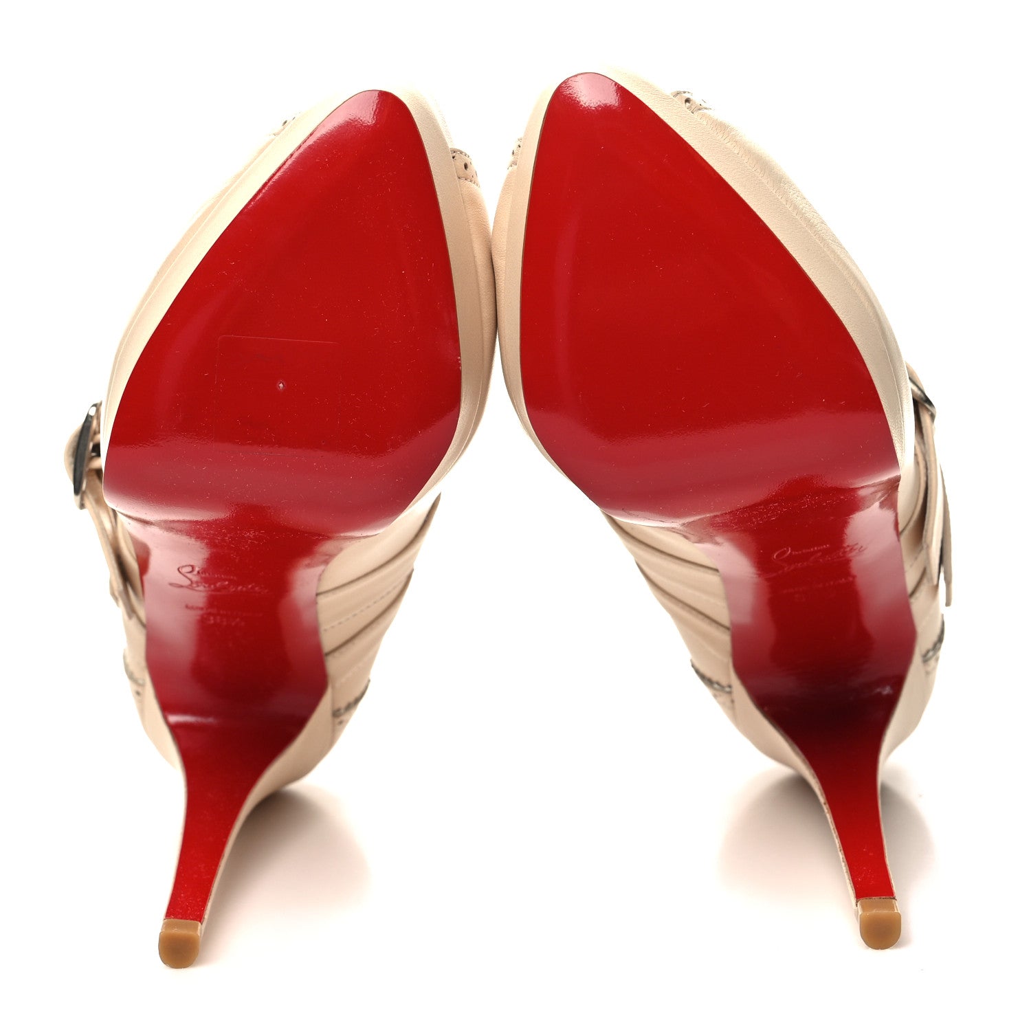 Christian Louboutin Nappa Luly 160 Pumps Nude 5 of 7