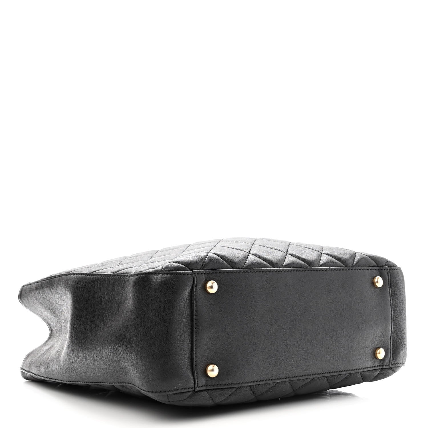 Chanel Lambskin Quilted Large Chanel 19 Shopping Tote Black 4 of 11