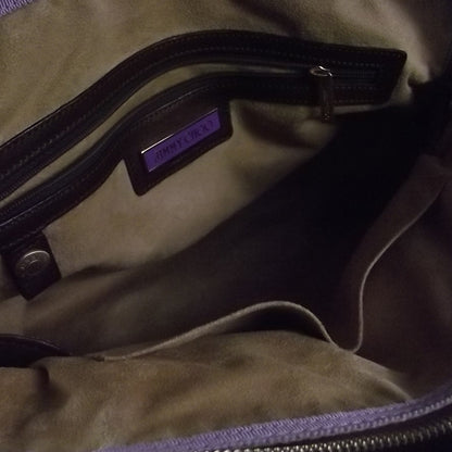 Jimmy Choo Leather Suede Malena Brown 9 of 9