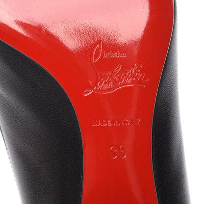 Christian Louboutin Shiny Nappa La Massine Flats 35 Black 6 of 8