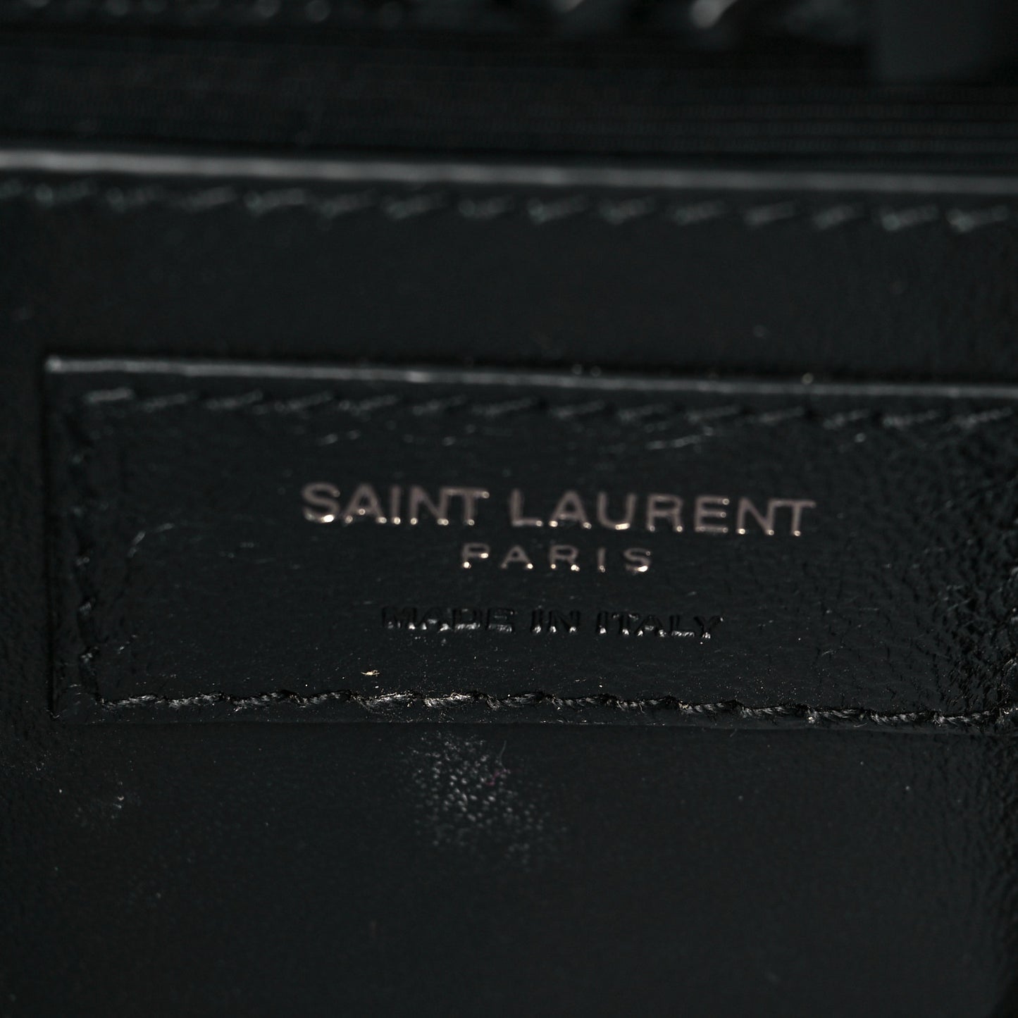 Grain De Poudre Medium Classic Monogram Kate Satchel Black