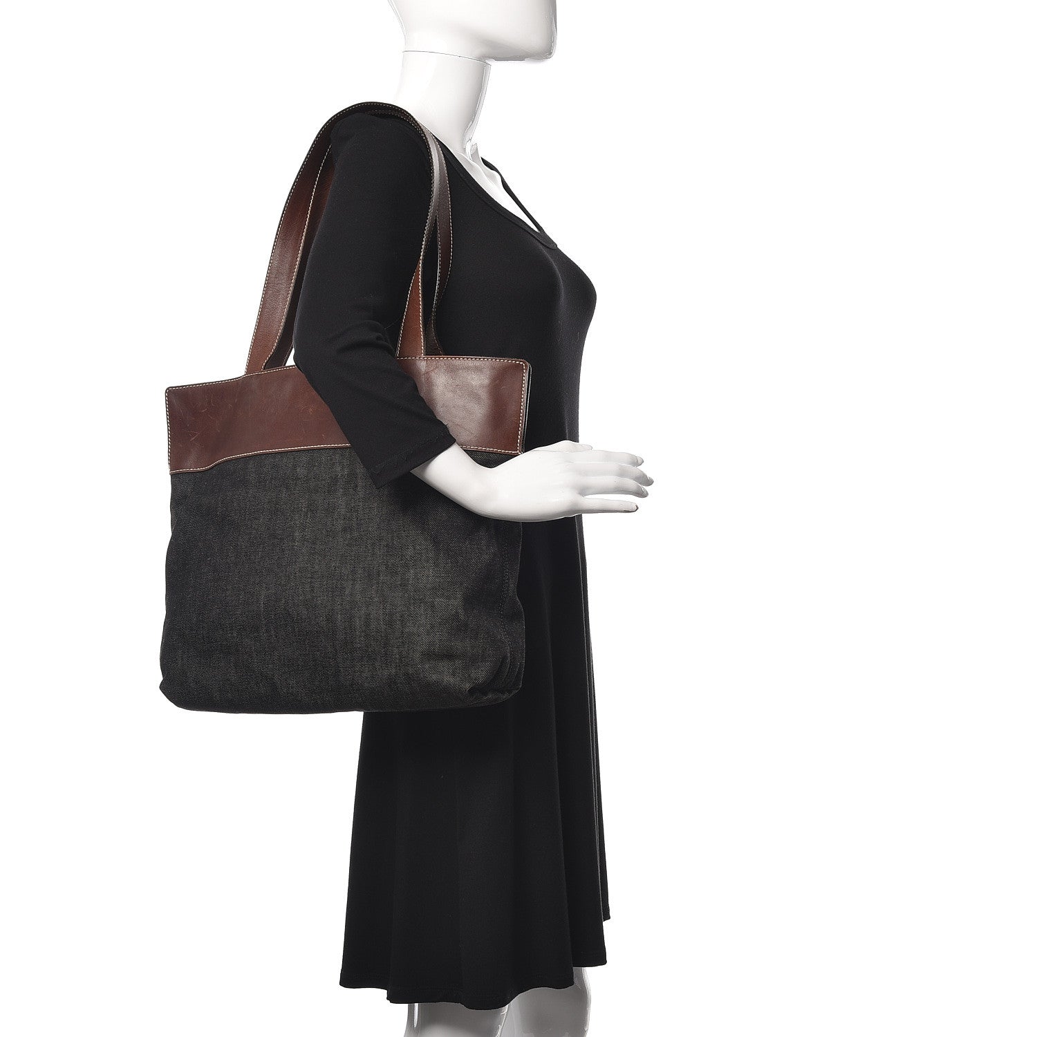 Chanel Denim Calfskin CC Tote 2 of 15