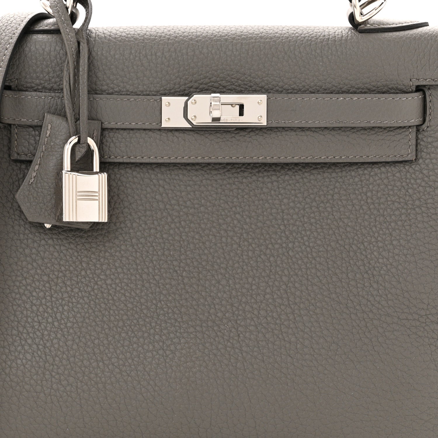 Hermes Togo Kelly Retourne 25 Etain 8 of 12