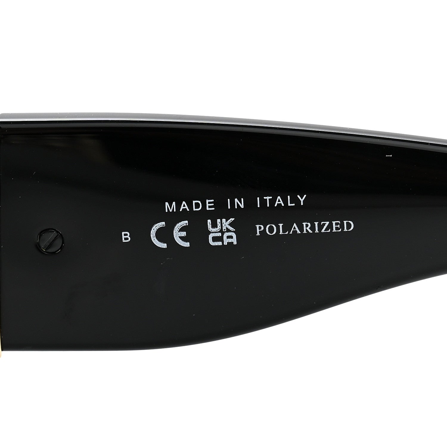 Chanel Acetate Glass Pearl Polarized Oval Sunglasses 5544 Black 7 of 8