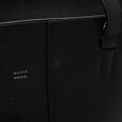 Mansur Gavriel Pebbled Calfskin Mini Zip Multitude Tote Black 15 of 16