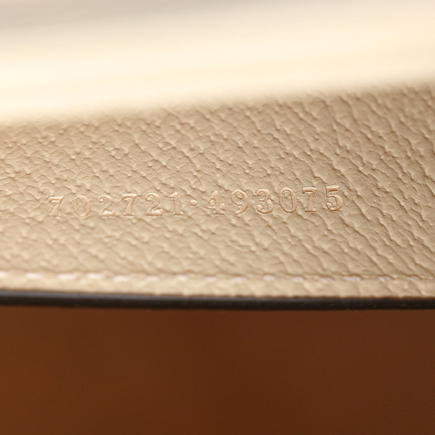 Textured Dollar Calfskin Web Small Diana Tote Bag Mystic White