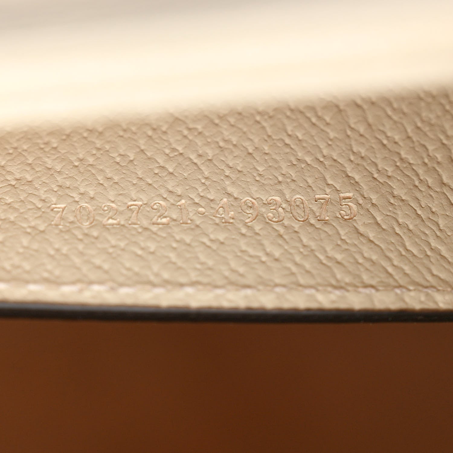 Gucci Textured Dollar Calfskin Web Small Diana Tote Bag Mystic White 7 of 10