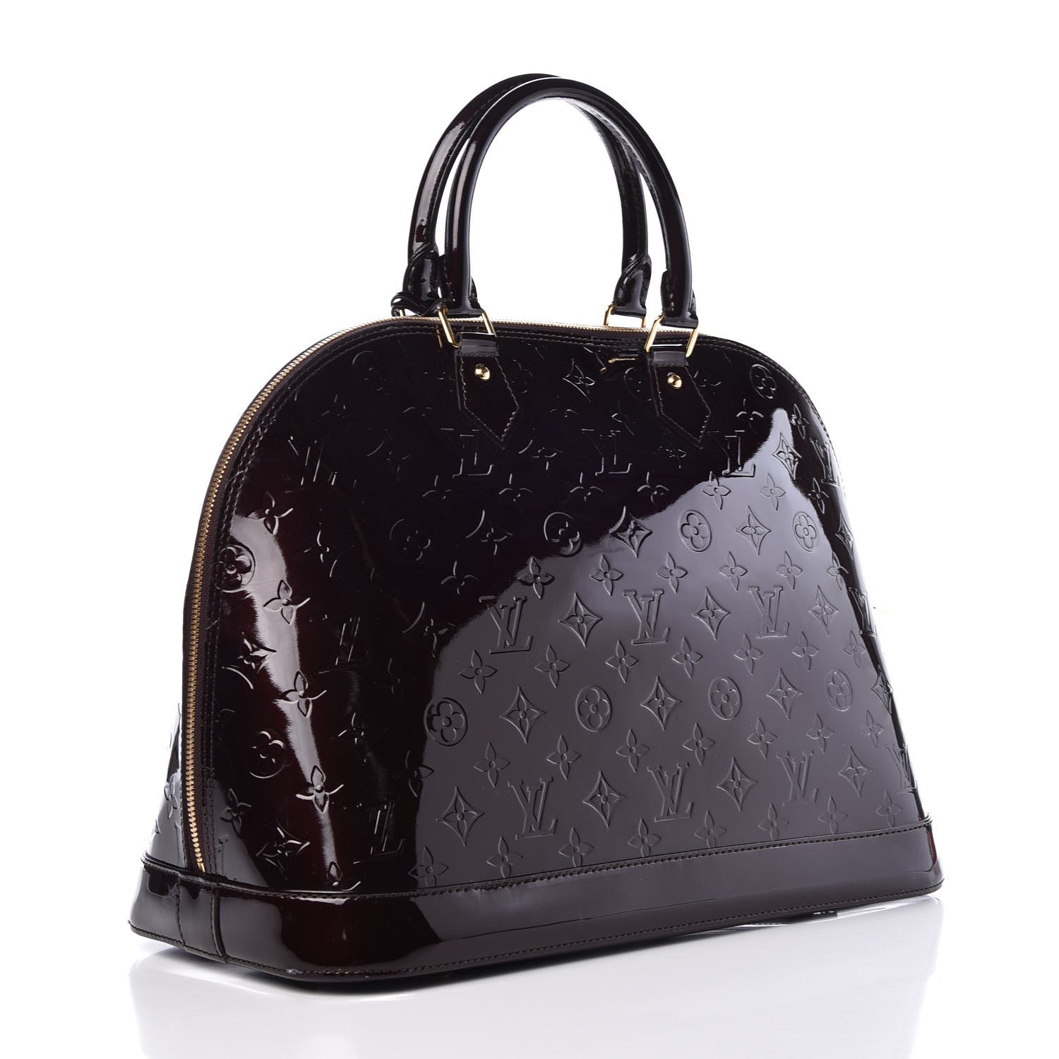 Louis Vuitton Vernis Alma GM Amarante 3 of 8