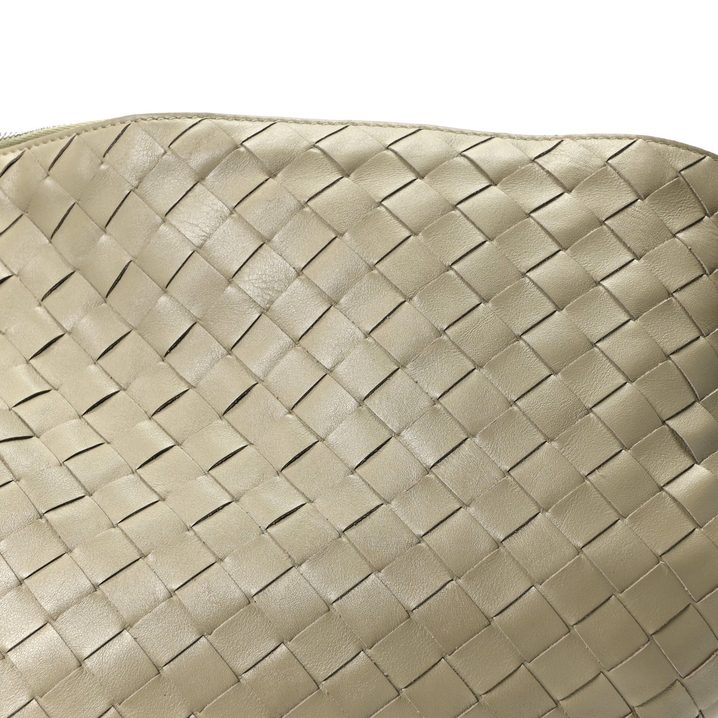 Calfskin Intrecciato Virgule Travertine