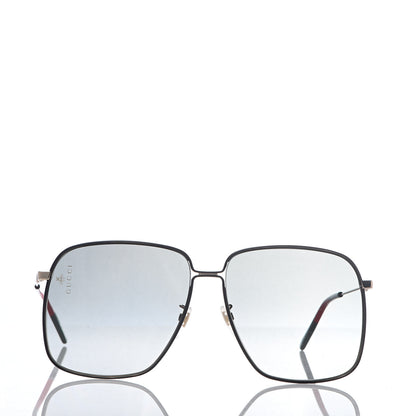 Gucci Rectangular Frame Interlocking G Sunglasses GG0394S Green Red 2 of 6