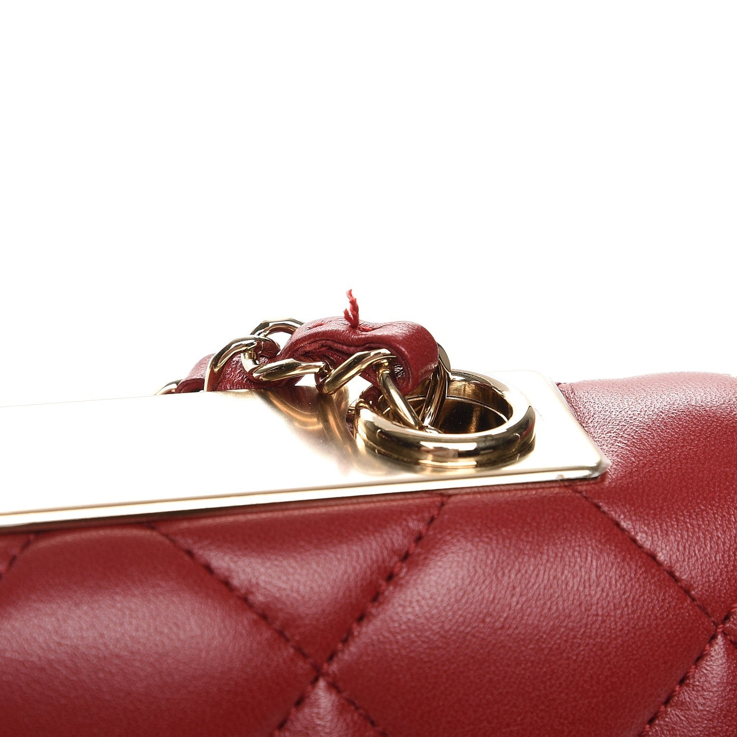 Chanel Lambskin Quilted Medium Trendy CC Flap Red 9 of 9