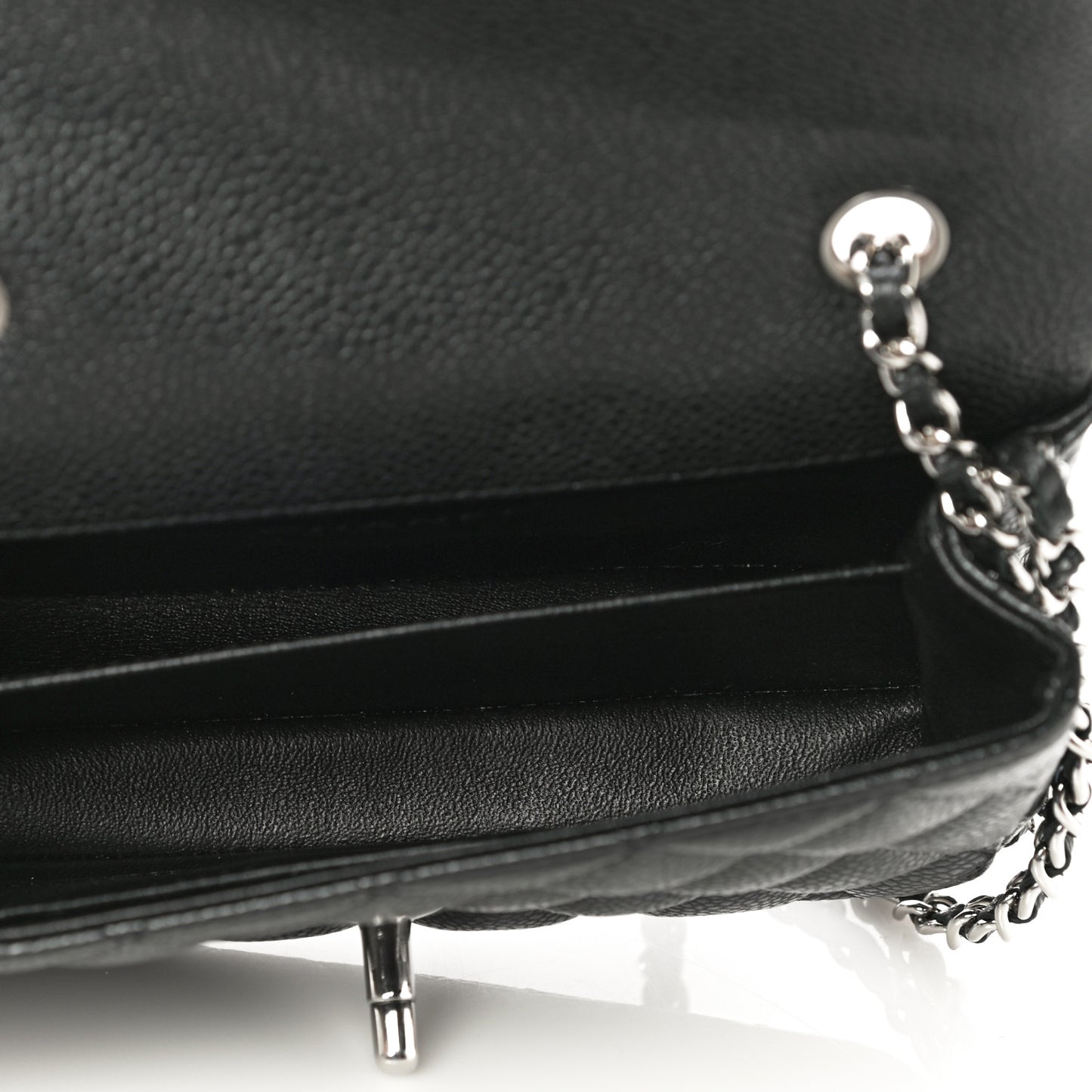 Caviar Quilted Extra Mini Flap Black