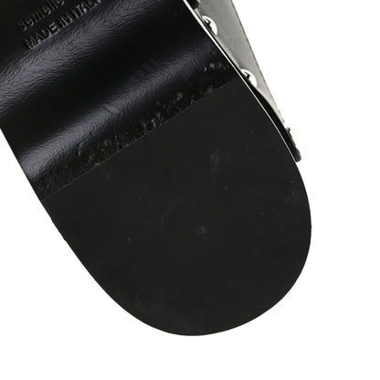 Hermes Calfskin Calya Mules 38 Black 12 of 13