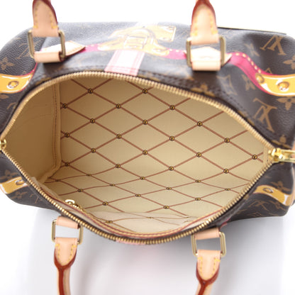 Louis Vuitton Monogram Summer Trunks Speedy Bandouliere 30 5 of 7
