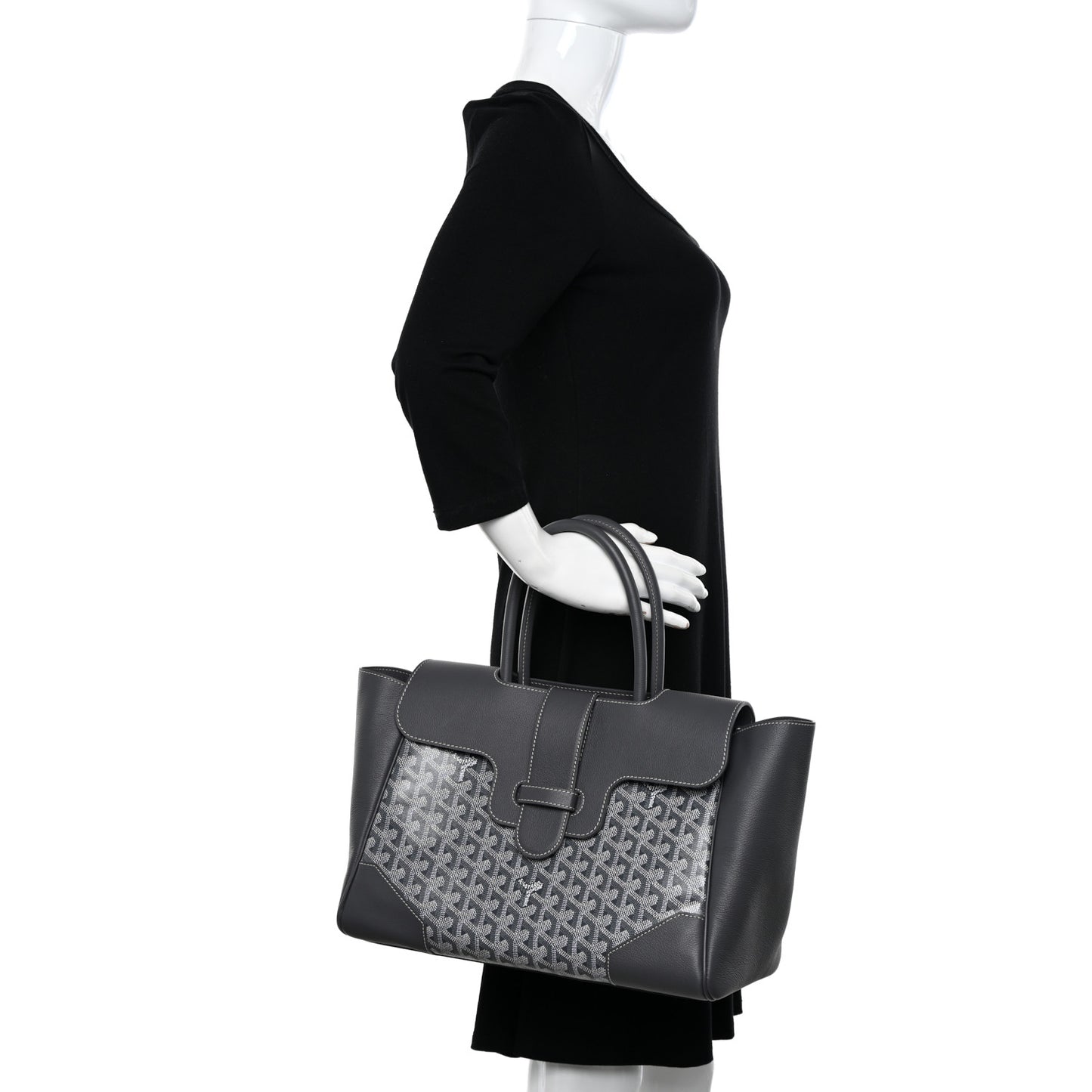 Goyardine Saigon Tote Grey