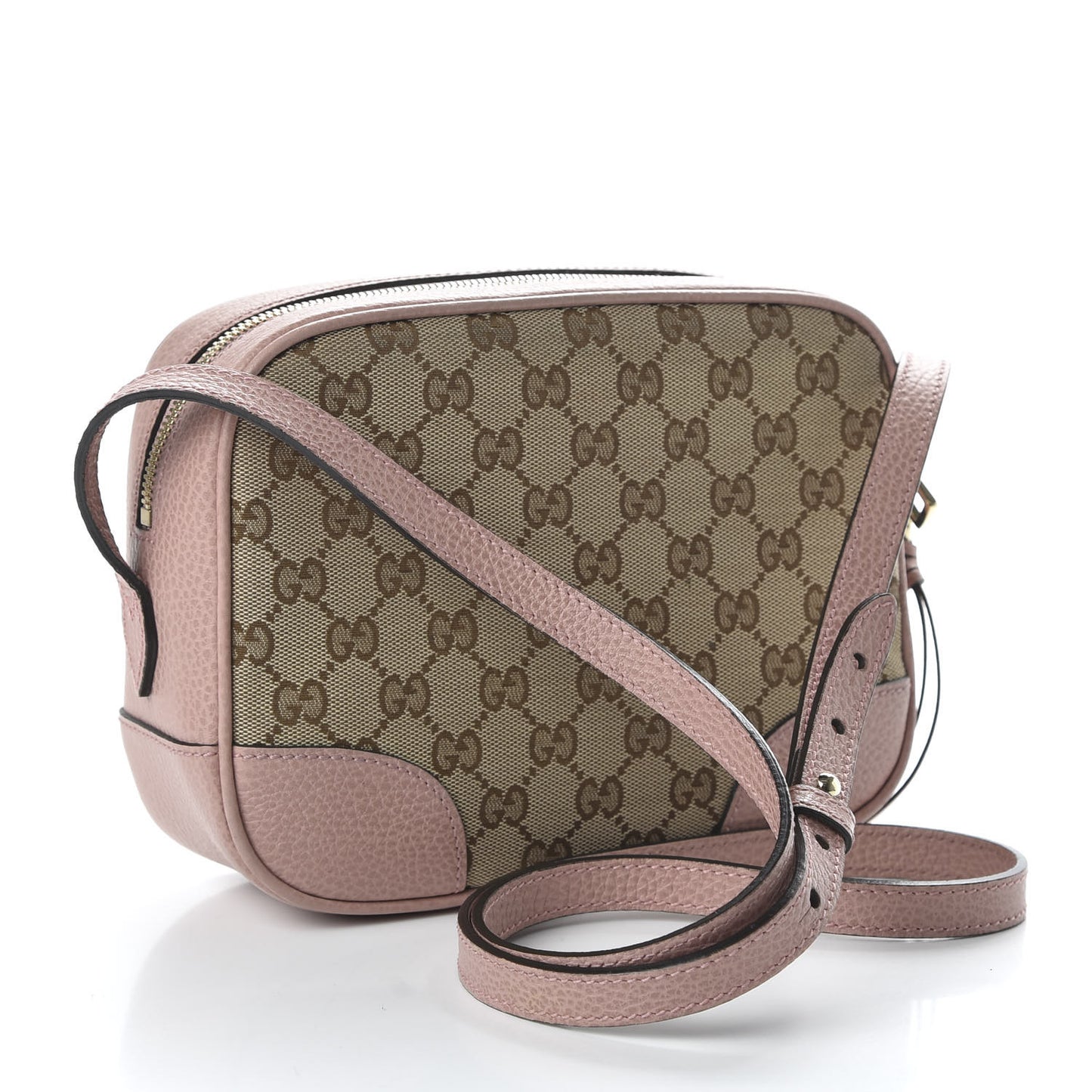 Monogram Mini Bree Messenger Bag Beige Soft Pink