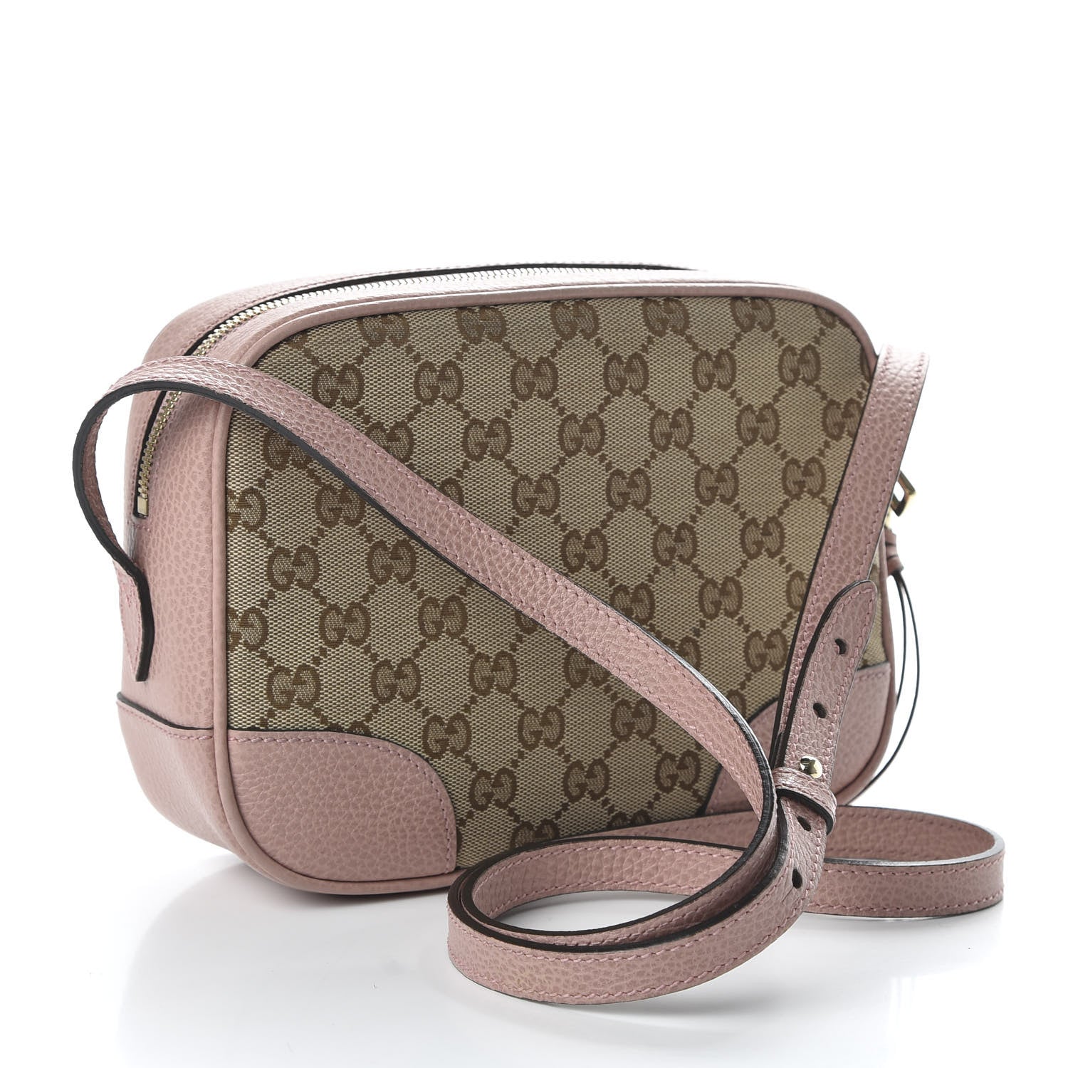 Gucci Monogram Mini Bree Messenger Bag Beige Soft Pink 3 of 10
