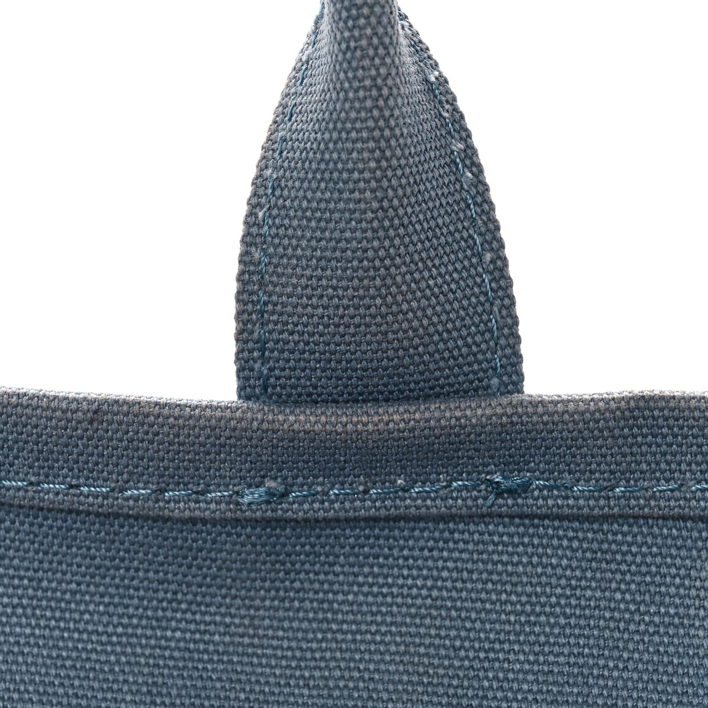 Cotton Canvas Medium The Traveler Tote Bag Blue Shadow