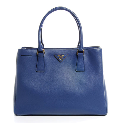 Prada Saffiano Lux Medium Tote Bluette 1 of 9